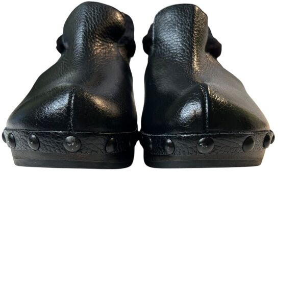 Jax & Bard Kingfield Clogs Black Leather Studded Sherling Women EU 37 US Sz 7 - Picture 5 of 11
